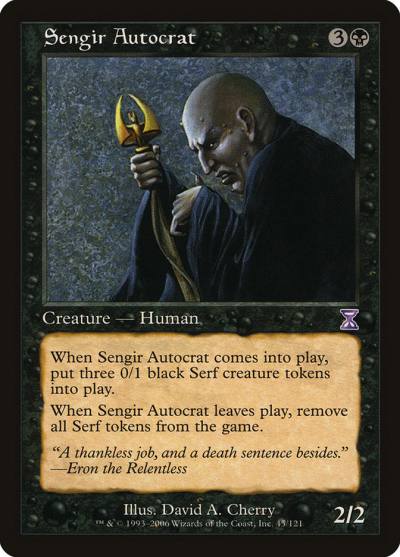Sengir Autocrat TSB-45 Time Spiral Timeshifted Magic card