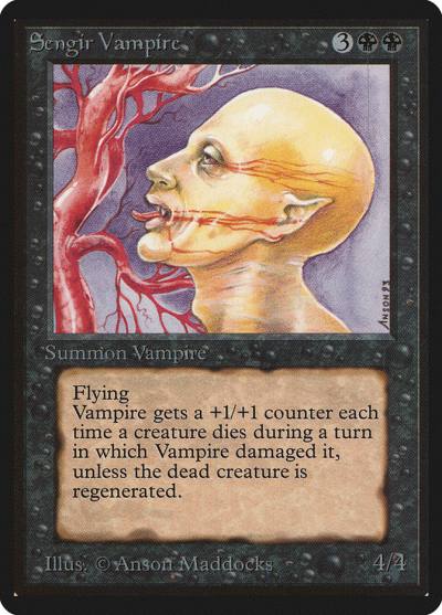 Sengir Vampire LEB-128 Limited Edition Beta Magic card
