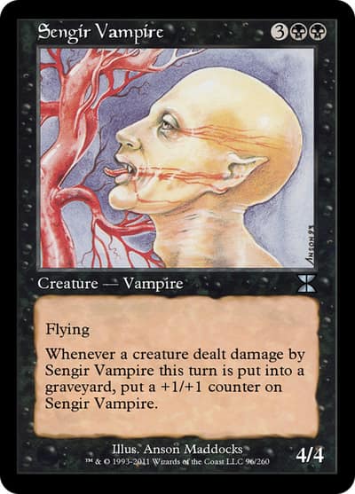 Sengir Vampire ME4-96 Masters Edition IV Magic card