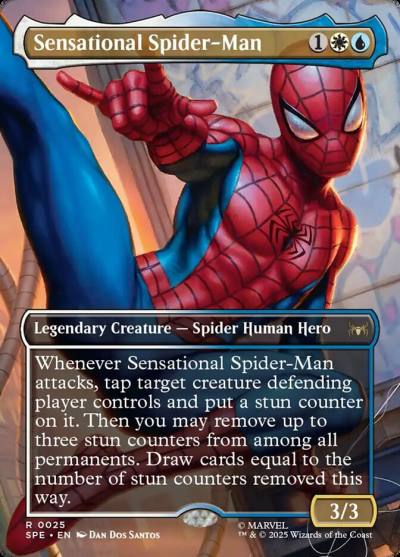 Sensational Spider-Man SPE-25 Marvel's Spider-Man Eternal Magic card