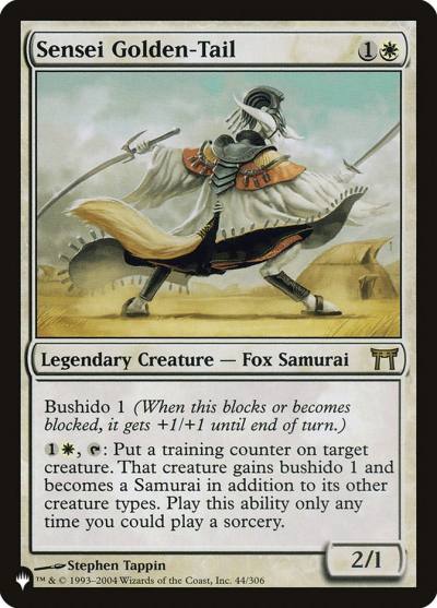 Sensei Golden-Tail PLST-CHK-44 The List Magic card