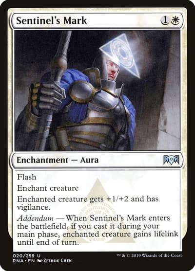 Sentinel's Mark RNA-20 Ravnica Allegiance Magic card