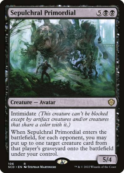 Sepulchral Primordial SCD-106 Starter Commander Decks Magic card