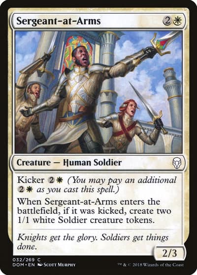 Sergeant-at-Arms 32 Dominaria Magic card