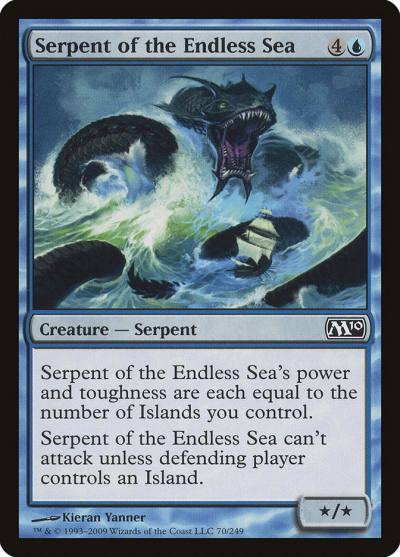 Serpent of the Endless Sea 70 Magic 2010 Magic card