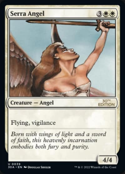 Serra Angel 30A-39 30th Anniversary Edition Magic card