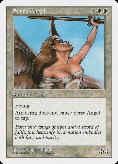 Serra Angel ATH-15 Anthologies Magic card