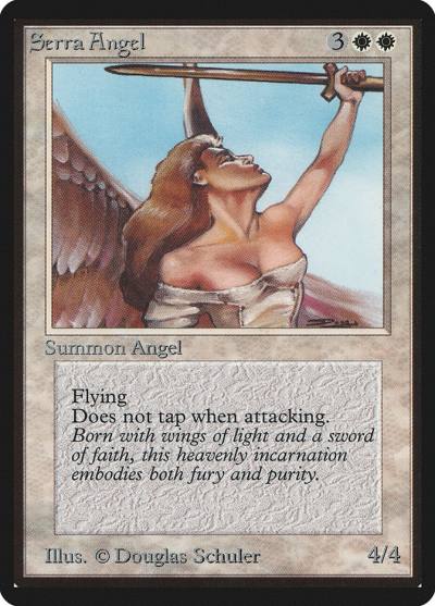 Serra Angel LEB-40 Limited Edition Beta Magic card