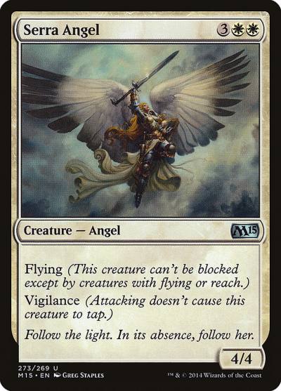 Serra Angel M15-273 Magic 2015 Magic card