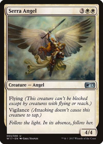 Serra Angel W17-3 Welcome Deck 2017 Magic card