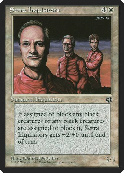 Serra Inquisitors HML-16 Homelands Magic card