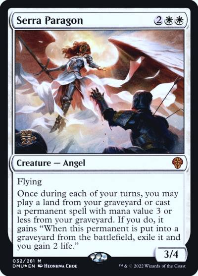 Serra Paragon PDMU-32S Dominaria United Promos Magic card
