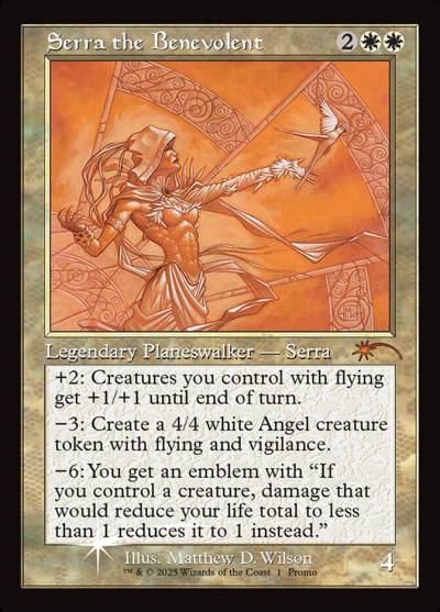 Serra the Benevolent PF25-1 MagicFest 2025 Magic card