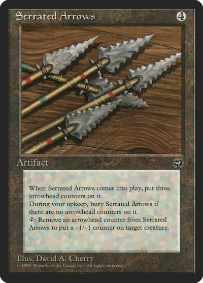 Serrated Arrows HML-110 Homelands Magic card