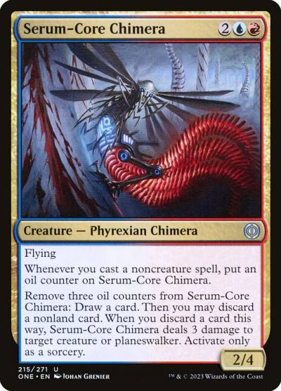 Serum-Core Chimera 215 Phyrexia: All Will Be One Magic card