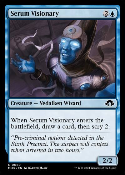 Serum Visionary 69 Modern Horizons 3 Magic card