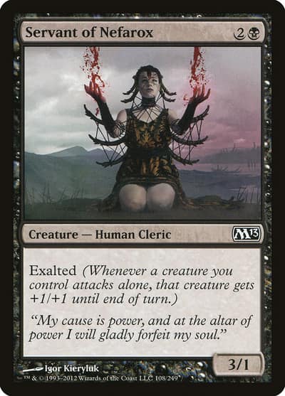 Servant of Nefarox 108 Magic 2013 Magic card