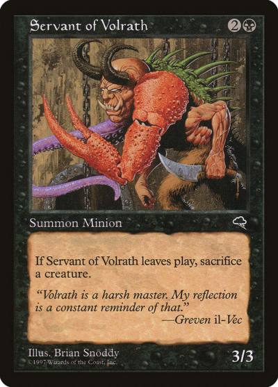 Servant of Volrath TMP-156 Tempest Magic card