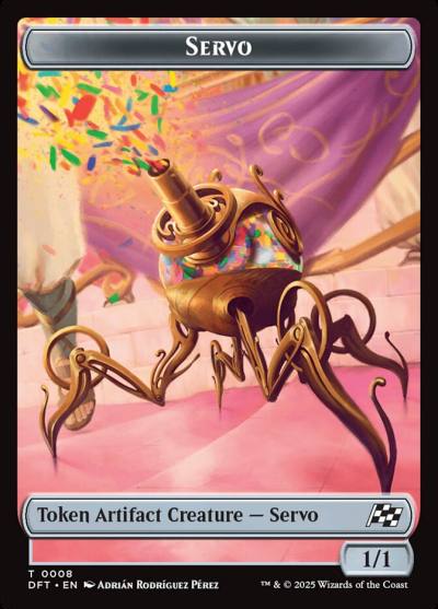 Servo TDFT-8 Aetherdrift Tokens Magic card