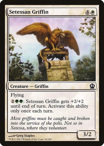 Setessan Griffin THS-30 Theros Magic card