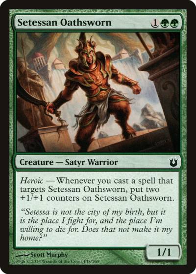 Setessan Oathsworn 138 Born of the Gods Magic card