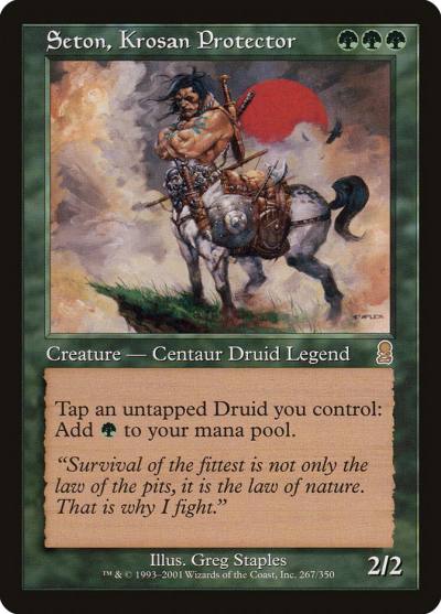 Seton, Krosan Protector ODY-267 Odyssey Magic card