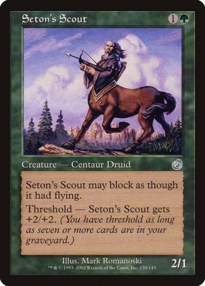 Seton's Scout TOR-138 Torment Magic card