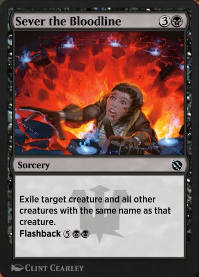 Sever the Bloodline SIS-33 Shadows of the Past Magic card
