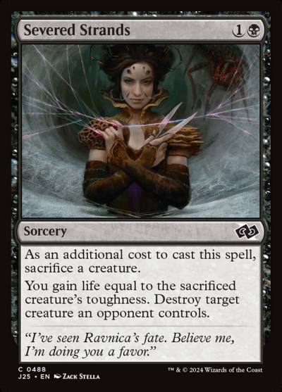 Severed Strands J25-488 Foundations Jumpstart Magic card