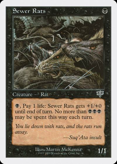 Sewer Rats BRB-70 Battle Royale Box Set Magic card