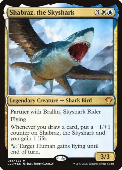 Shabraz, the Skyshark C20-14 Commander 2020 Magic card