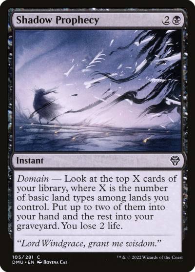 Shadow Prophecy DMU-105 Dominaria United Magic card
