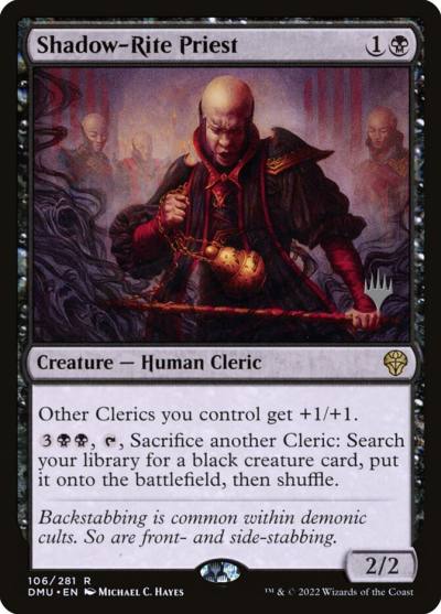 Shadow-Rite Priest PDMU-106P Dominaria United Promos Magic card