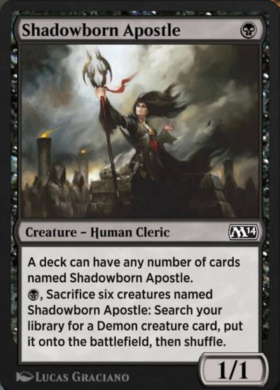 Shadowborn Apostle EA1-6 Explorer Anthology 1 Magic card