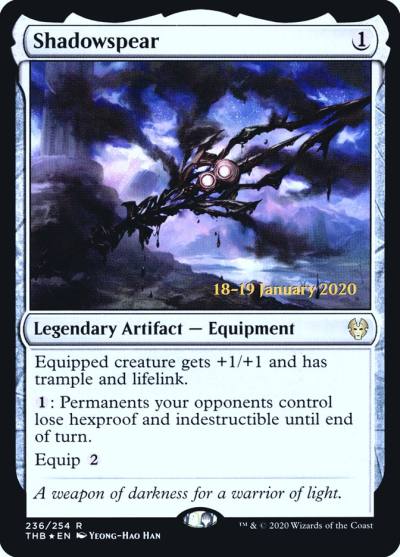 Shadowspear PTHB-236S Theros Beyond Death Promos Magic card