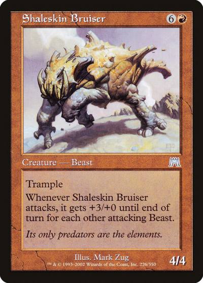 Shaleskin Bruiser 226 Onslaught Magic card