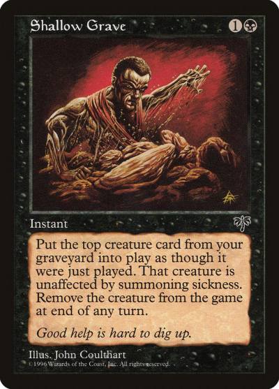 Shallow Grave MIR-141 Mirage Magic card