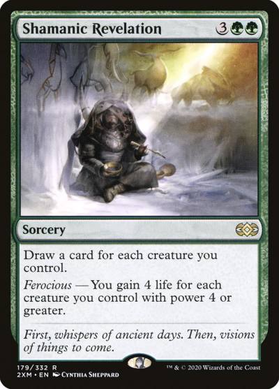 Shamanic Revelation 2XM-179 Double Masters Magic card