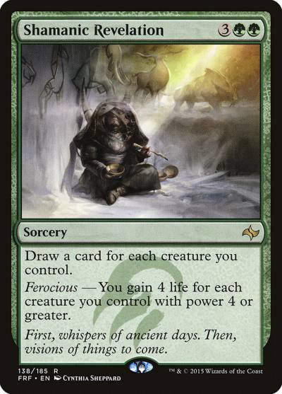 Shamanic Revelation FRF-138 Fate Reforged Magic card