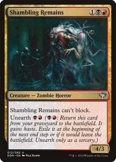 Shambling Remains DDN-12 Duel Decks: Speed vs. Cunning Magic card