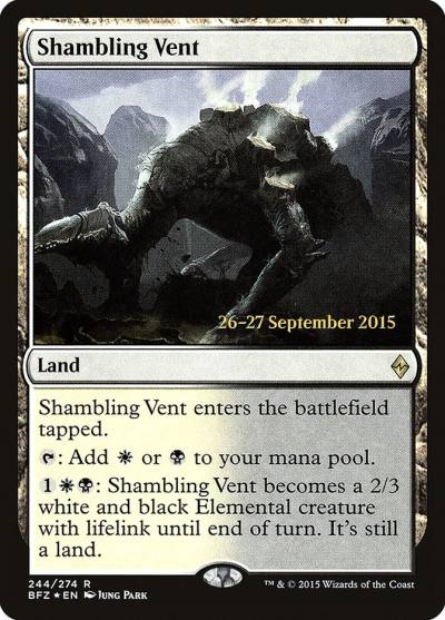 Shambling Vent PBFZ-244S Battle for Zendikar Promos Magic card
