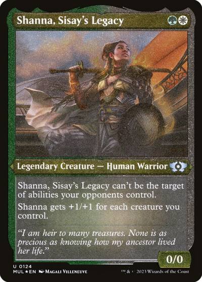 Shanna, Sisay's Legacy MUL-124 Multiverse Legends Magic card