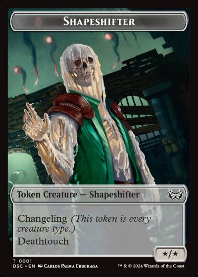 Shapeshifter TDSC-1 Duskmourn Commander Tokens Magic card