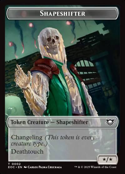 Shapeshifter TEOC-2 Edge of Eternities Commander Tokens Magic card