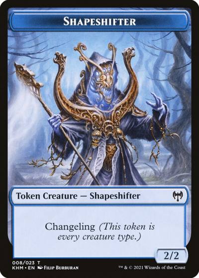 Shapeshifter TKHM-8 Kaldheim Tokens Magic card