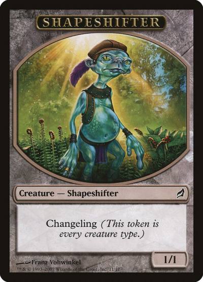 Shapeshifter TLRW-11 Lorwyn Tokens Magic card