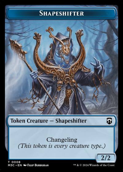 Shapeshifter TM3C-8 Modern Horizons 3 Commander Tokens Magic card