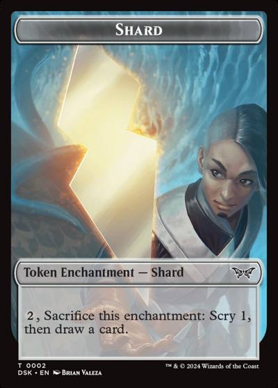 Shard TDSK-2 Duskmourn: House of Horror Tokens Magic card