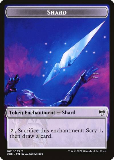 Shard TKHM-1 Kaldheim Tokens Magic card