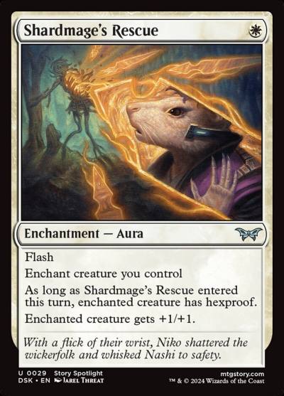 Shardmage's Rescue DSK-29 Duskmourn: House of Horror Magic card